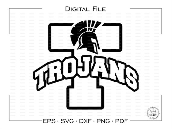 Trojan Svg Trojans Svg Trojan Trojans Mascot School Svg - Etsy