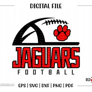 Football svg, Jaguar Football svg, Jaguar, jaguars, Football, svg, dxf, eps, png, pdf, sublimation, cut file, htv, Mom, Dad,Coach, Teacher