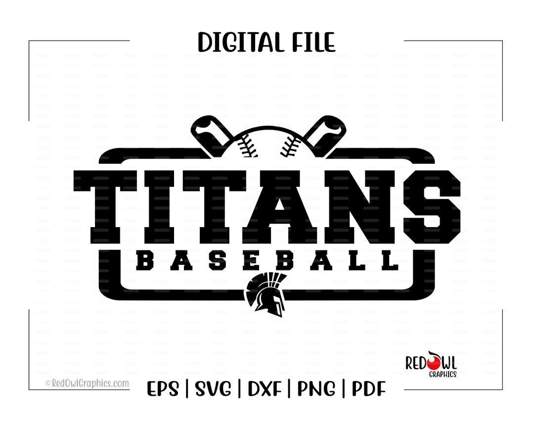 Baseball Svg, Titan Baseball Svg, Titan, Titans, Baseball, Svg, Dxf ...