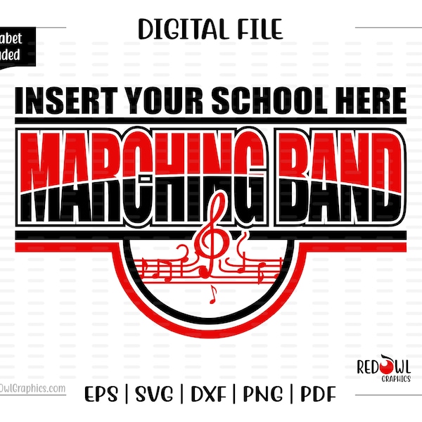 Band svg, Marching Band svg, Marching, Band, Schule, svg, dxf, eps, png, pdf, Sublimation, geschnittene Datei, htv, Vektor, digital