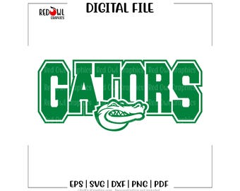 Gator svg, Gators svg, Gator, Alligatoren, G, Clipart, Maskottchen, Chevron, htv, svg, dxf, eps, png, pdf, Sublimation, cut File, htv, Vektor, digital
