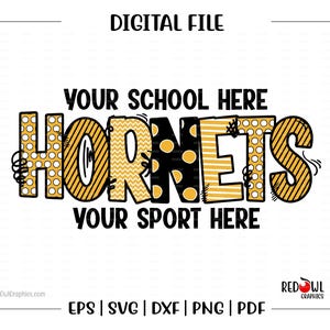 Hornet svg, Custom, Personalized, Hornets png, Hornets, Hornet, Sport, Mascot, svg, dxf, eps, png, pdf, sublimation