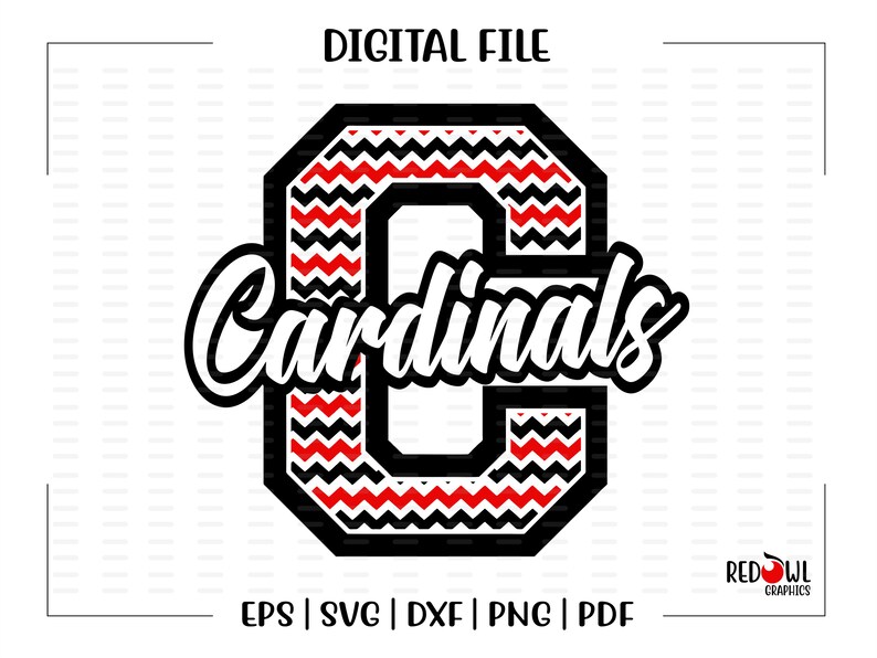 Cardinal Svg, Cardinals Svg, Cardinal, Cardinals, Chevron, Mascot ...