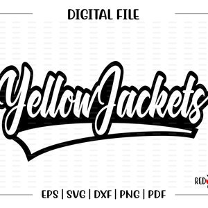 Jackets svg, Yellowjackets svg, Jacket, Jackets, yellowjackets, svg, dxf, eps, png, pdf, sublimation, cut file, htv, vector, digital