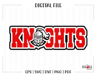 Knight svg, Knights  svg, Knight, Knights, clipart, Team, Mascot, School, svg, dxf, eps, png, pdf, sublimation, cut file, htv