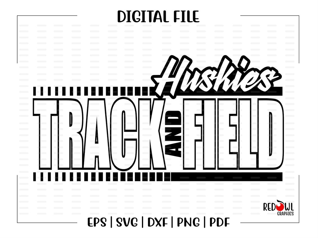 Track Svg Huskie Track Huskie Huskies Track Svg Dxf Etsy