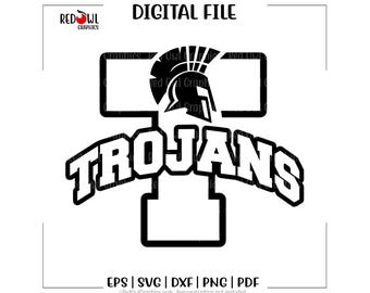 Trojan svg, Trojans svg, Trojan, Trojans, Mascot, School, svg, dxf, eps, png, pdf, sublimation, cut file, htv
