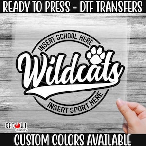 Ready To Press, Wildcat, Wildcat DTF, Custom DTF Transfer, Heat Transfer,DTF, Wildcat Transfer, Direct To Film