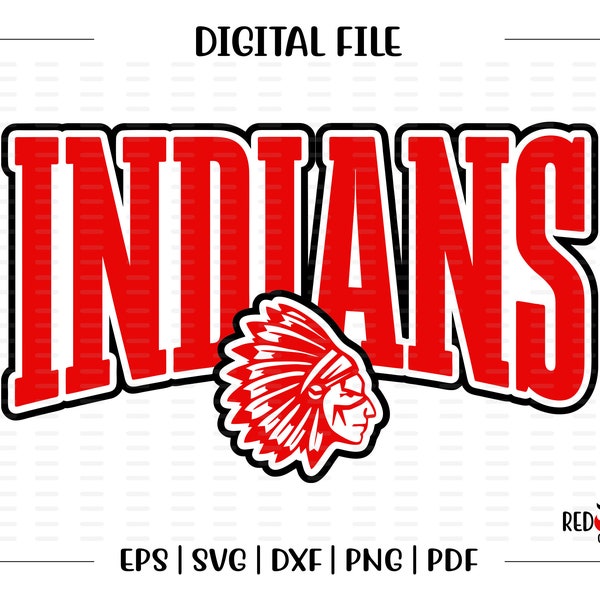 Indian svg, Indians svg, Indian, Indians, clipart, Mascot, School, svg, dxf, eps, png, pdf, sublimation, cut file, htv, vector, digital