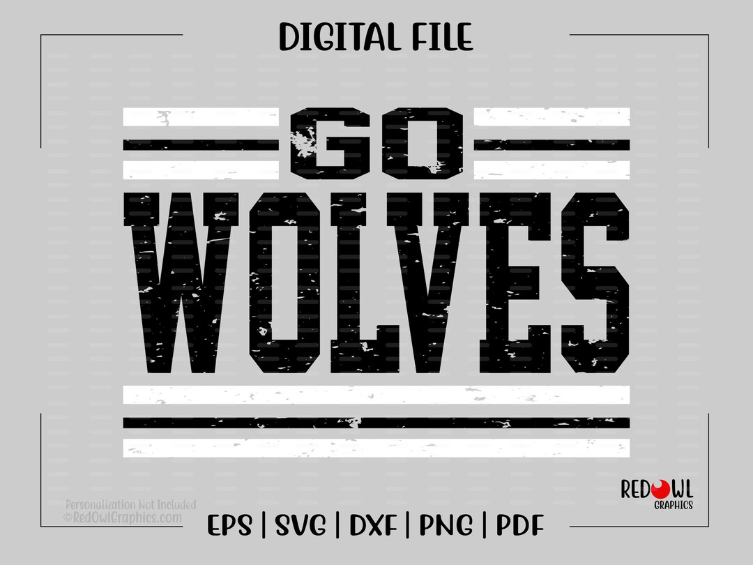 Wolves Svg, Wolve Png, Go Wolves, Mascot, School, Svg, Dxf, Eps, Png ...