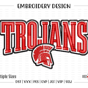 Trojan, Trojans, Embroidery Design, Mascot, Team, School, Trojan Embroidery, Embroidery, Machine, Design, dst, xxx, pes, exp, jef, vip, sew