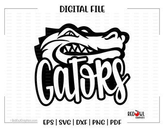 Gator svg, Gators svg, Gator, Gators, clipart, Gator Mascot, htv, svg, dxf, eps, png, pdf, sublimation, cut file, htv, vector, digital