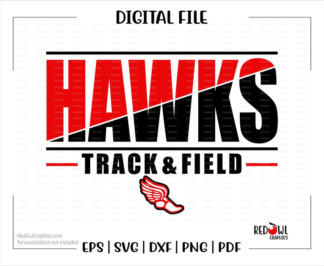 Track Svg, Hawks Track Svg, Hawk, Hawks, Track Png, Svg, Dxf, Eps, Png ...