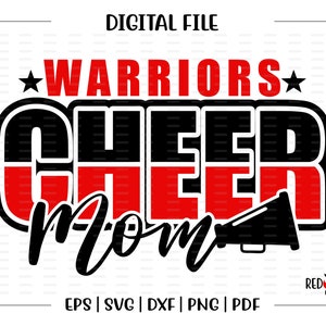 Cheer Mom svg, Cheer Mom svg, Krieger, Krieger, jubeln, Mom, svg, dxf, eps, png, pdf, sublimation, cut Datei, htv, Vektor, digital
