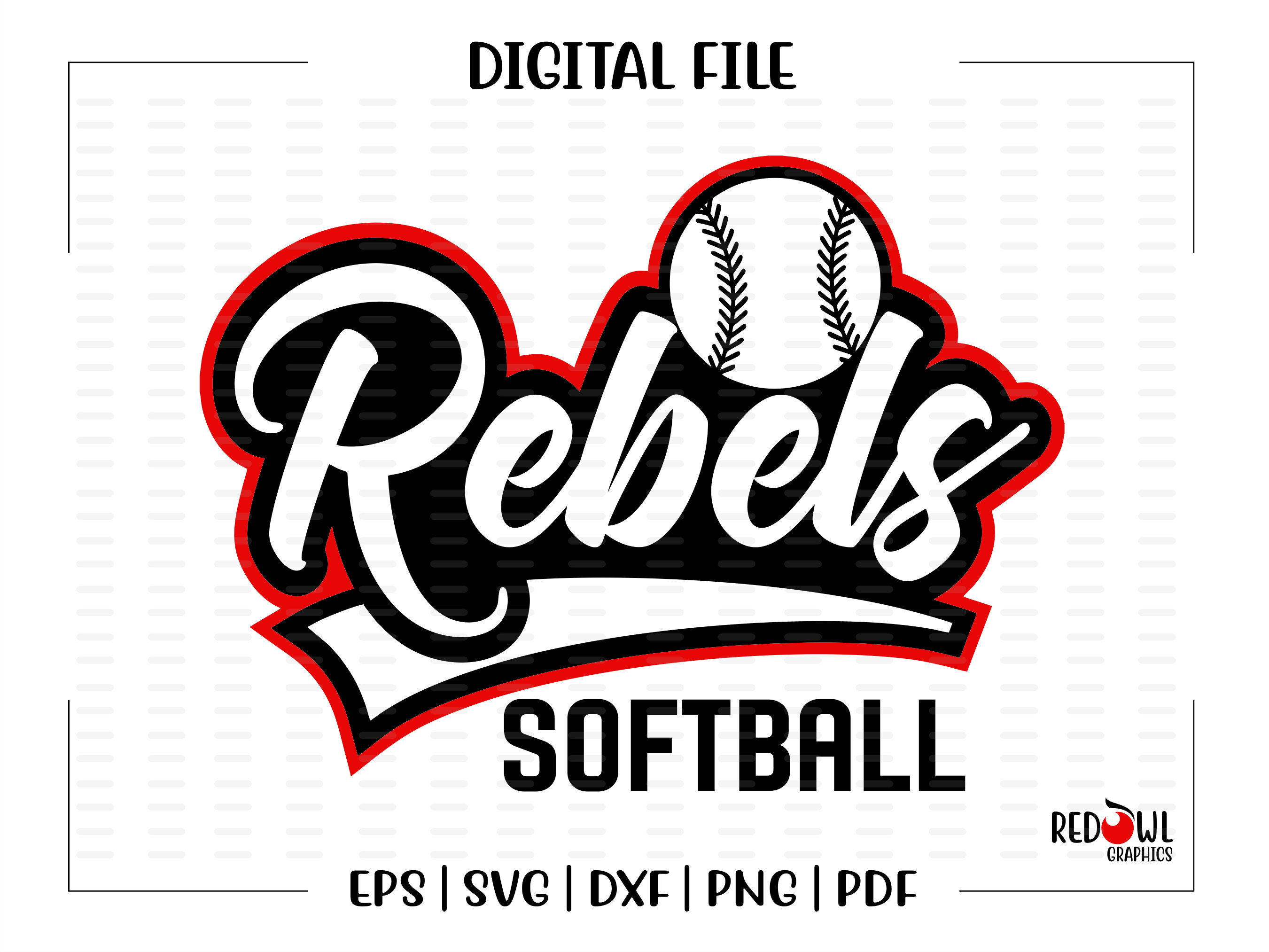 Softball Svg Rebel Softball Svg Rebel Rebels Softball Etsy Australia