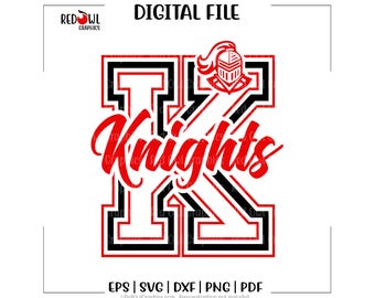 Knight svg, Knights svg, clipart, Team Mascot, School, Teacher, Digital File, svg, dxf, eps, png, pdf, sublimation, cut file, htv