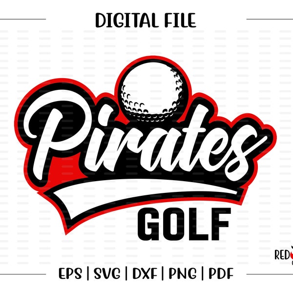 Pirate Golf svg, Golf, Pirate, Pirates, Golf, svg, dxf, eps, png, pdf, sublimation, cut file,htv,vector,digital, htv, clipart, image, design