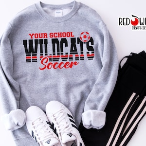 Soccer shirt, Wildcat Shirt, Wildcat, Soccer, T-Shirt, Sweatshirt, Hoodie, Hooded, Crewneck, Soccer Sweatshirt, Mom, Dad, Coach, Teacher