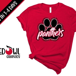 Panther Shirt, Panther T-shirt, Panther Tshirt, Panthers, Shirt, T-Shirt, Tshirt, Mom, Dad, Teacher, Mascot, School Spirit, DTP