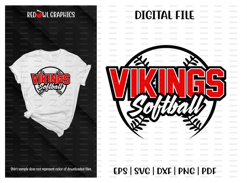 Viking Softball Svg Softball Svg Viking Vikings Softball Etsy