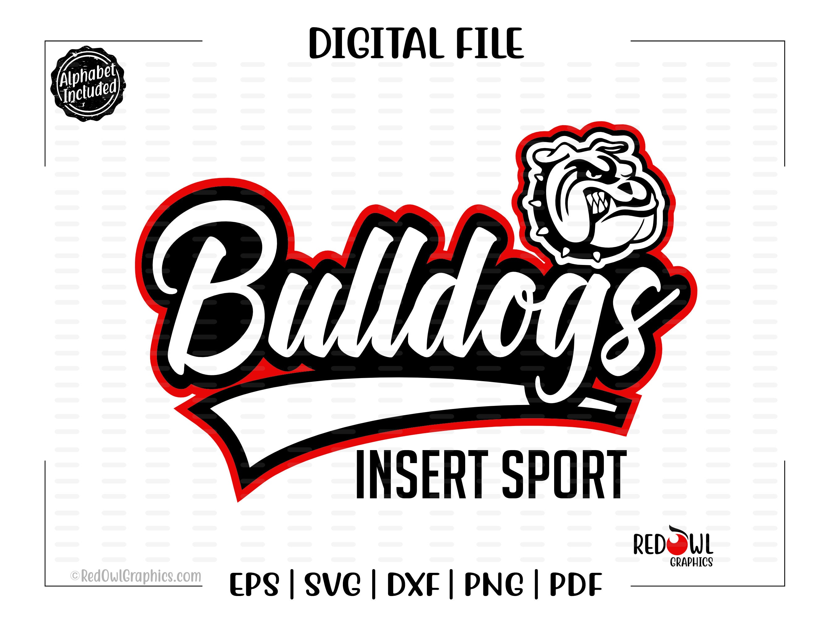 Bulldog svg, Bulldogs svg, Bulldog Mascot, Bulldogs, svg, dxf, eps, png, pdf, sublimation, cut file, htv, vector, digital
