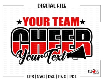 Custom, Personalized, Cheer svg, Cheer, Cheerleader, Mom, Dad, Grandpa, Grandma, SisterTeam, Mascot, svg, dxf, eps, png, pdf, sublimation
