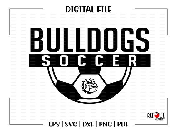Soccer Svg Bulldog Soccer Svg Bulldog Bulldogs Soccer - Etsy Canada