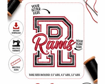 Personalized Embroidery Design Setup, School Spirit, Team, Mascot, Coach, Mom, Dad, dst, exp, pes ,xxx, jef, vip, sew