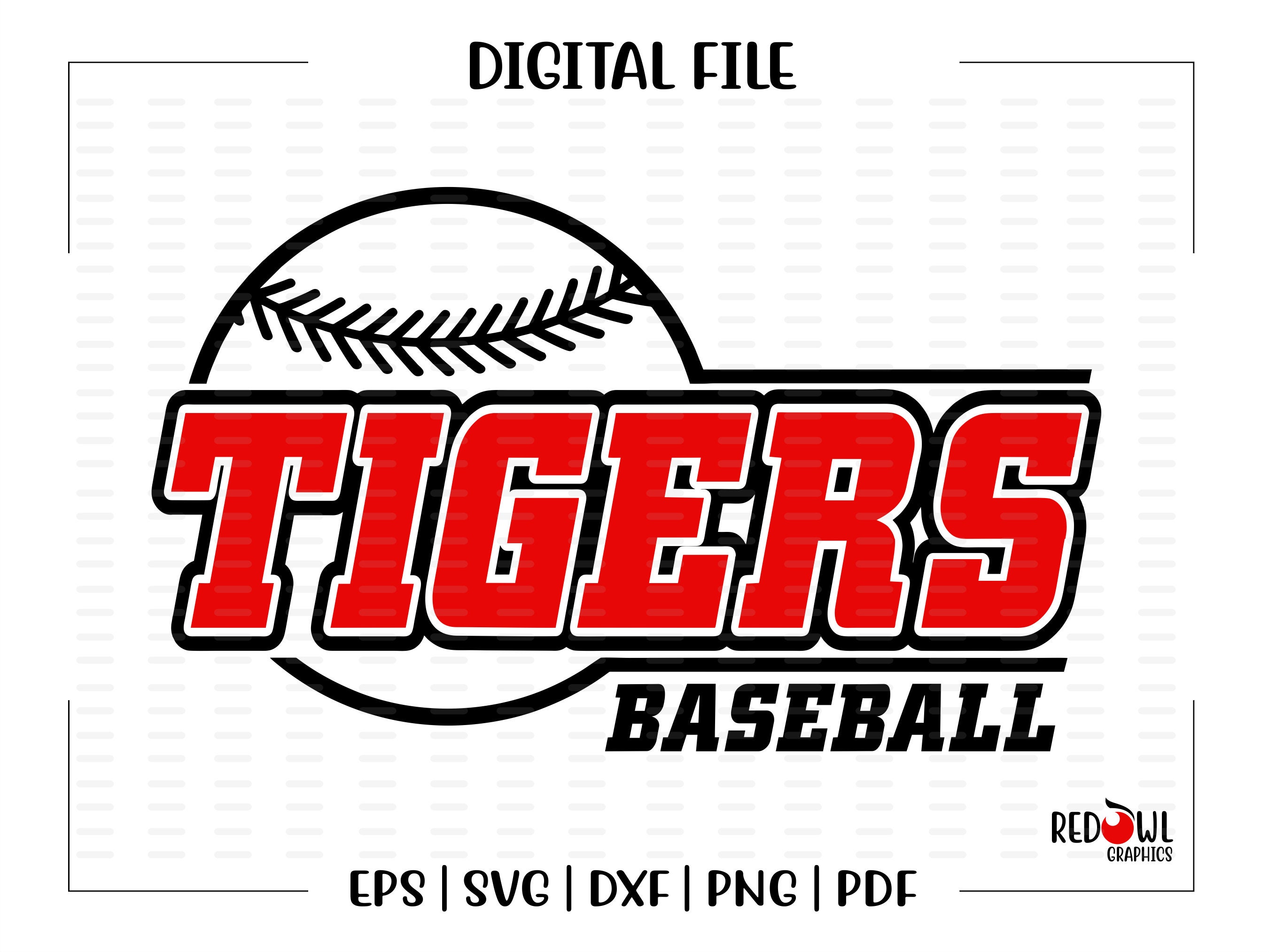 Baseball Svg Tiger Baseball Svg Tiger Tigers Baseball Etsy