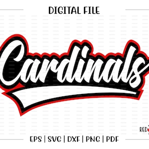 Cardinal svg, Cardinals svg, Cardinal, Cardinals, Team, Mascot, School, svg, dxf, eps, png, pdf, sublimation, cut file, htv