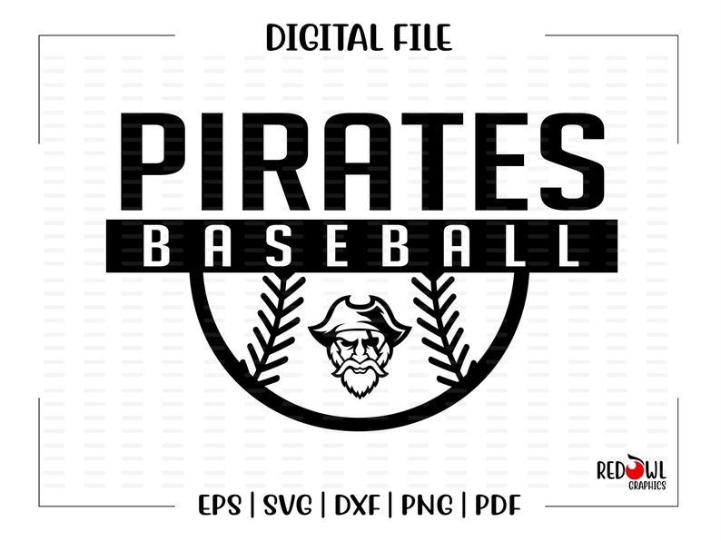 Baseball Svg Pirate Baseball Svg Pirate Pirates Baseball Etsy