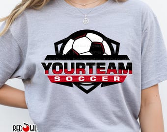 Soccer shirt, Soccer T-Shirt, Soccer Mom, Shirt, Any Team, Soccer, T-Shirt, Sweatshirt, Hoodie, Crewneck, Mom, Dad, Coach