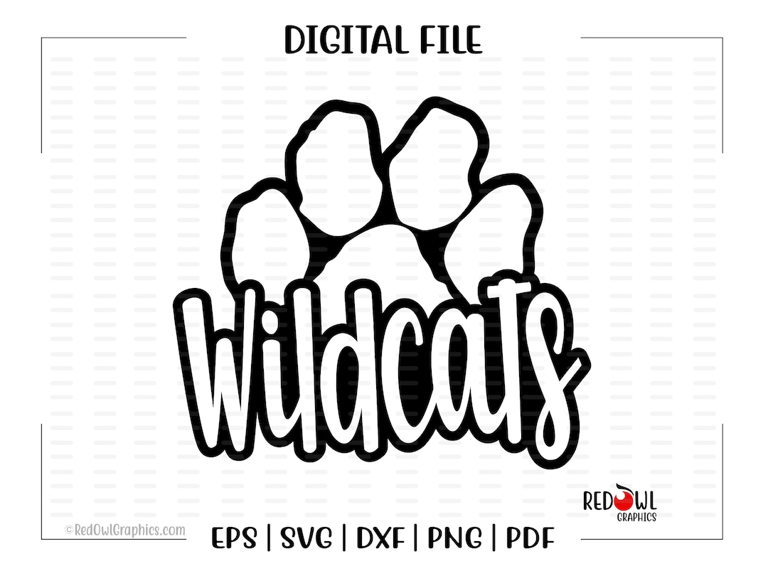 Wildcat Svg, Wildcats Svg, Wildcat, Wildcats, Mascot, Football
