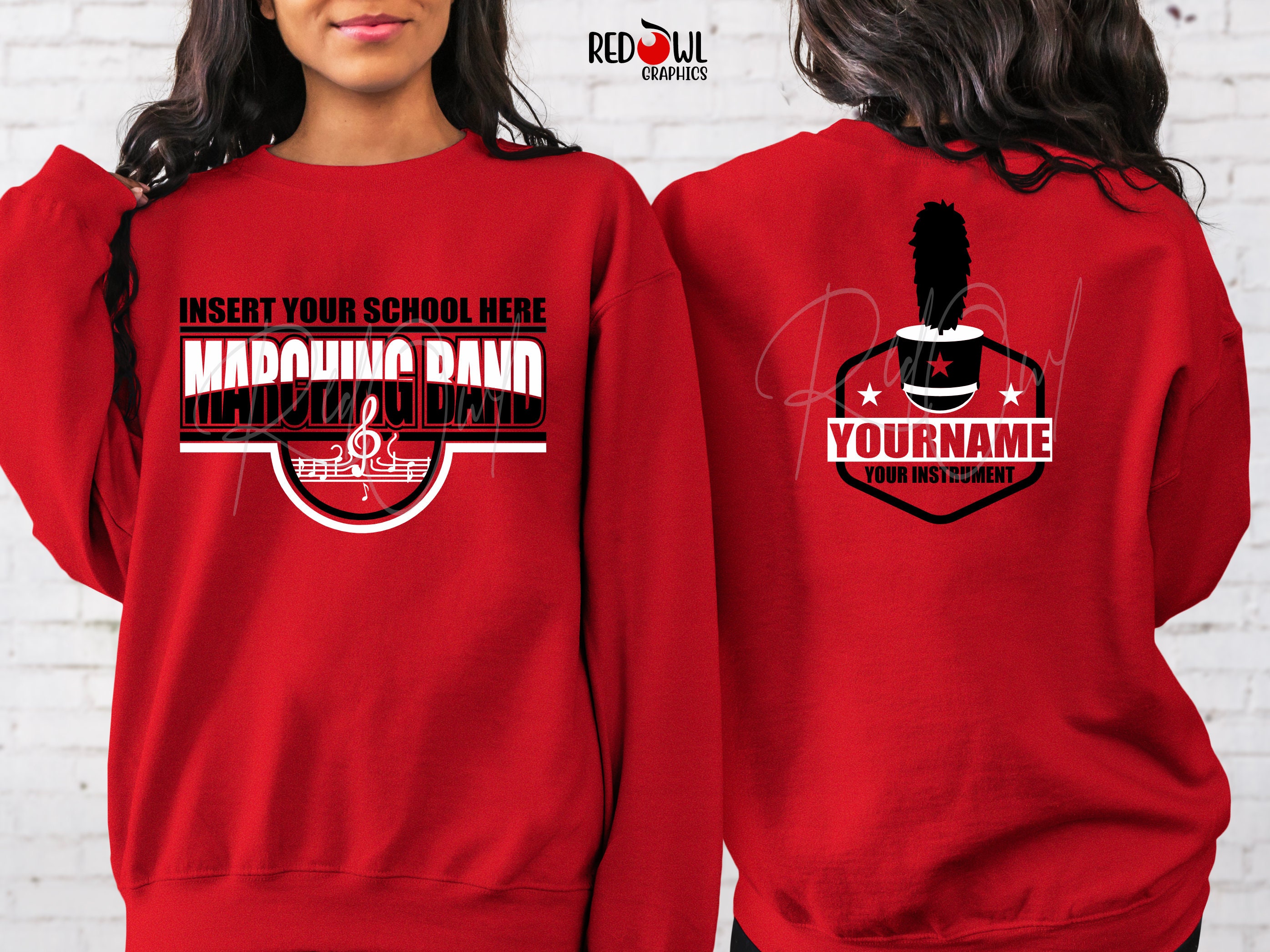 Marching Band Shirt Personalized Band Shirt Any Team Marching Band Band T shirt Sweatshirt Hoodie Hooded Crewneck Mom Dad Coach Etsy