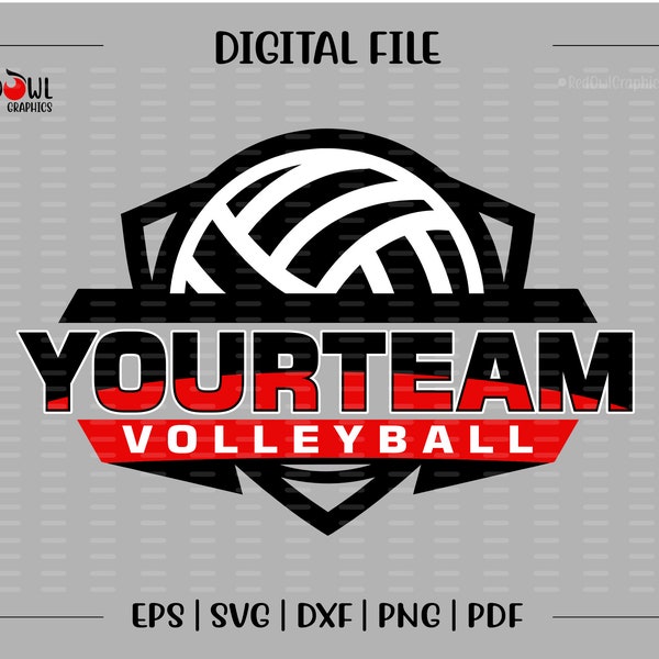 Custom, Personalized, Volleyball svg, Volleyball, Team, Mascot, svg, dxf, eps, png, pdf, sublimation