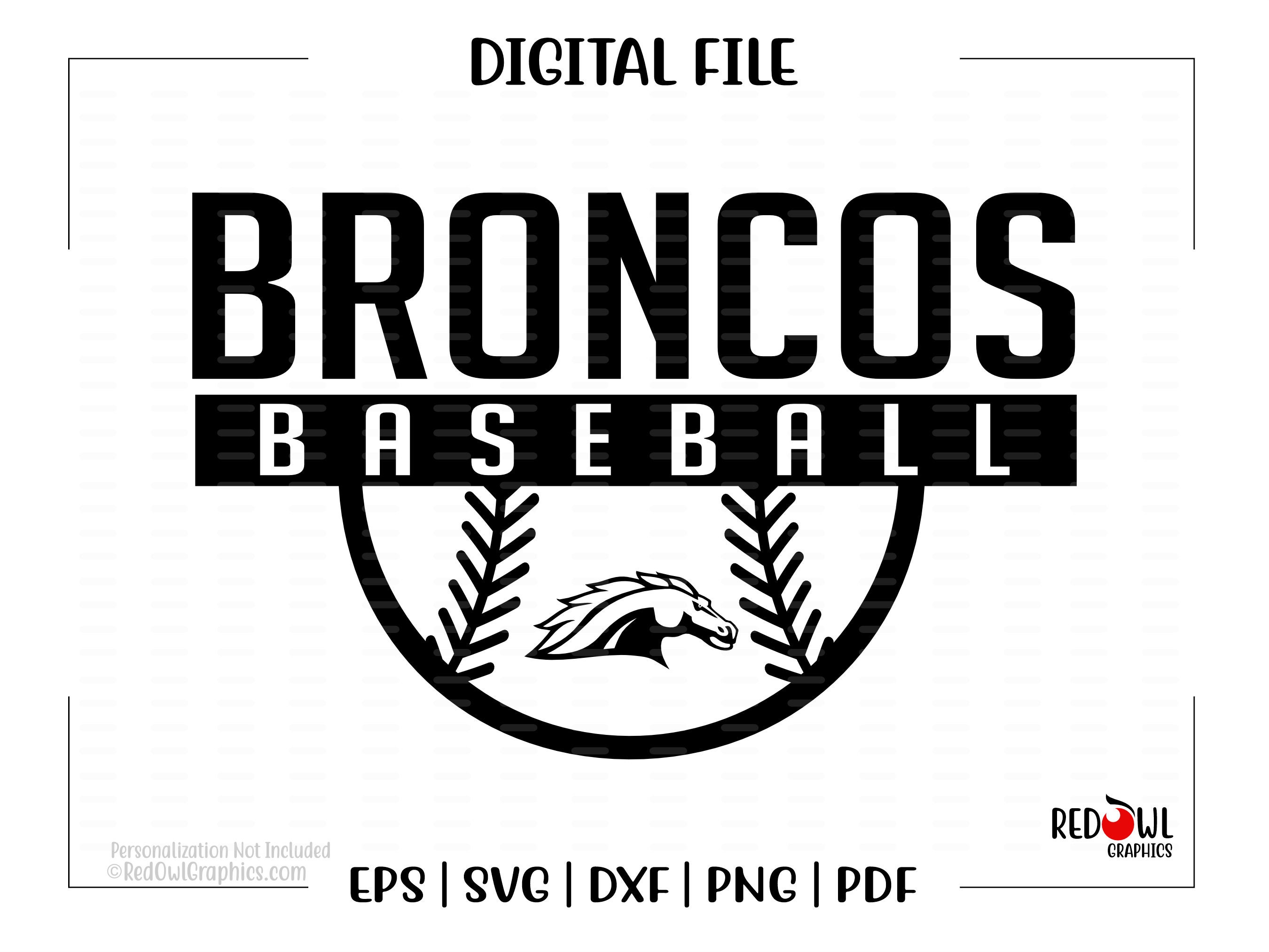 Broncos Baseball svg, Baseball svg, Bronco, Broncos, Baseball, svg, dxf, eps, png, pdf, sublimation, htv, vector, digital, clipart, design