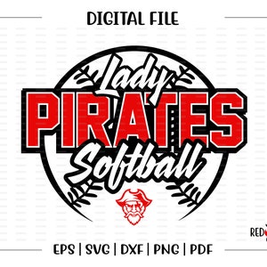 Softball Svg, Pirate Softball Svg, Pirate, Pirates, Softball, Svg, Dxf, Eps, Png, Pdf ...