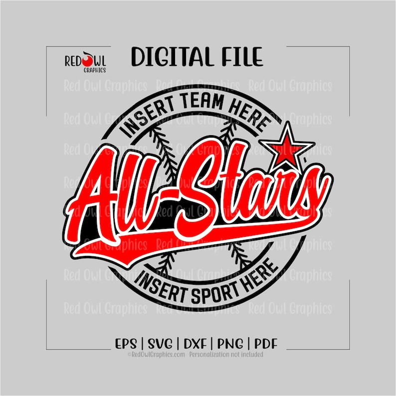 All Star Svg, All-star Svg, Baseball Svg, Baseball, All Stars, All ...