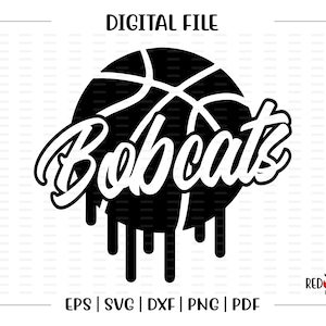Basketball svg, Bobcat Basketball svg, Bobcat, Bobcats, Basketball, svg, dxf, eps, png, pdf, sublimation, cut file, htv, vector, digital