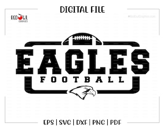 Football svg, Eagle Football svg, Eagle, Eagles, Football, svg, dxf, eps, png, pdf, sublimation, image, design, clipart