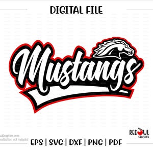 Mustangs svg, Mustang png, Mustang, Mustangs, Clipart, vector, Team, Mascot, svg, dxf, eps, png, pdf, sublimation, cut file, htv