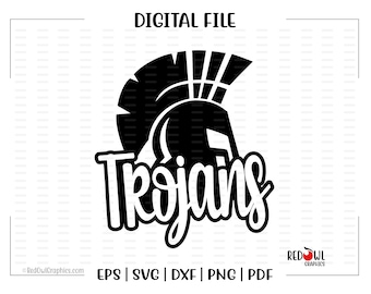 Trojan svg, Trojans svg, Trojan, Trojans, Mascot, School, svg, dxf, eps, png, pdf, sublimation, cut file, htv