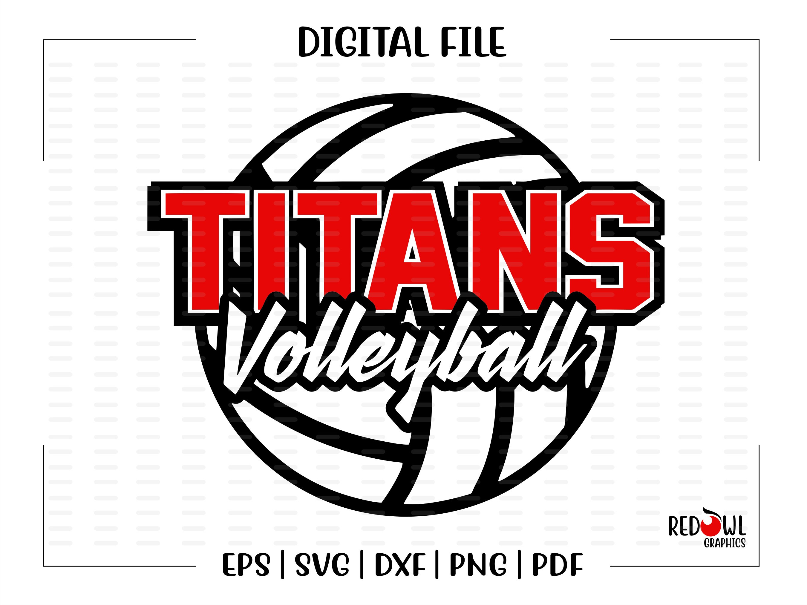 Titan Volleyball Svg Volleyball Svg Titan Titans Etsy Hong Kong