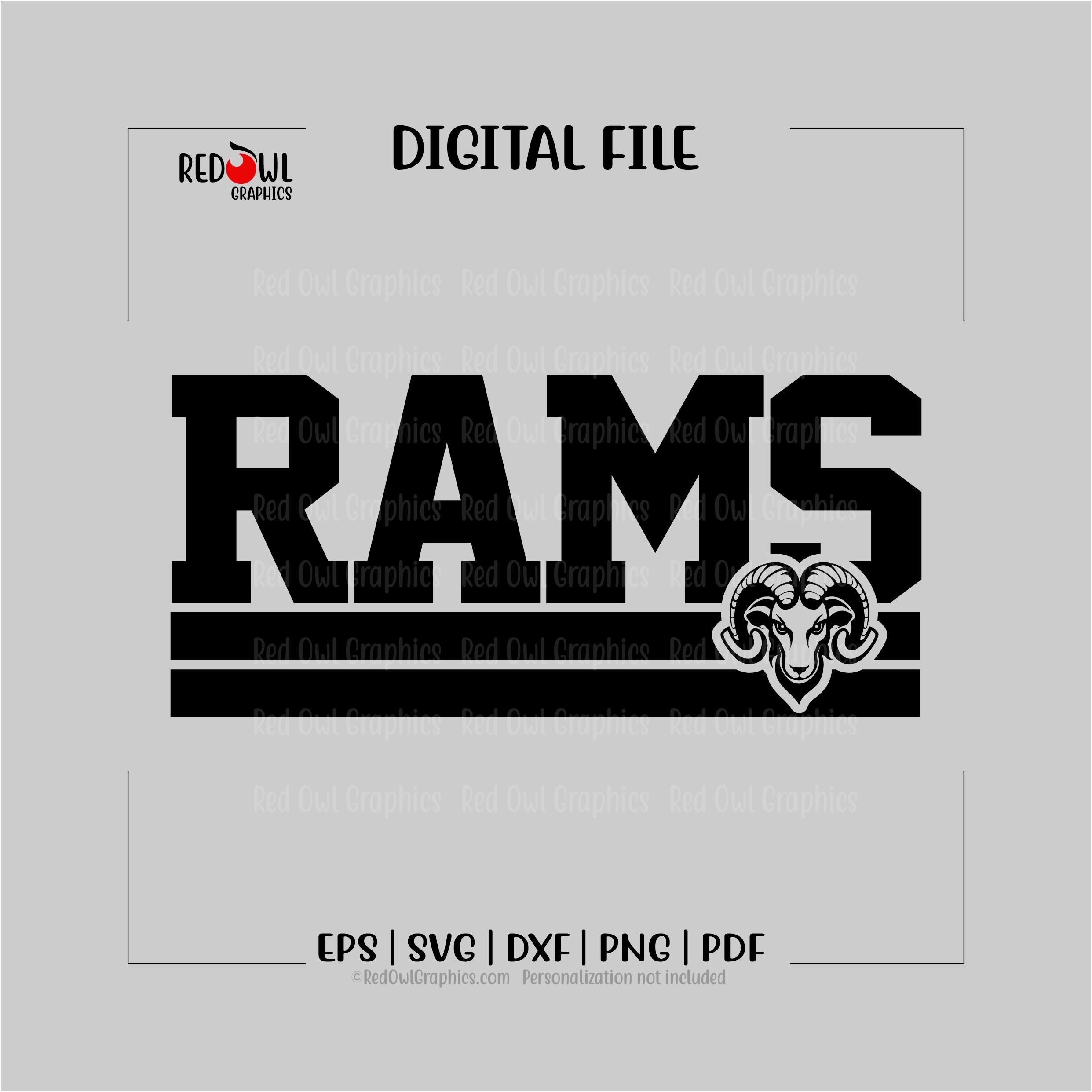Rams Svg, Ram Png, Team Mascot, School Spirit, Teacher, Coach, Eps, Png ...