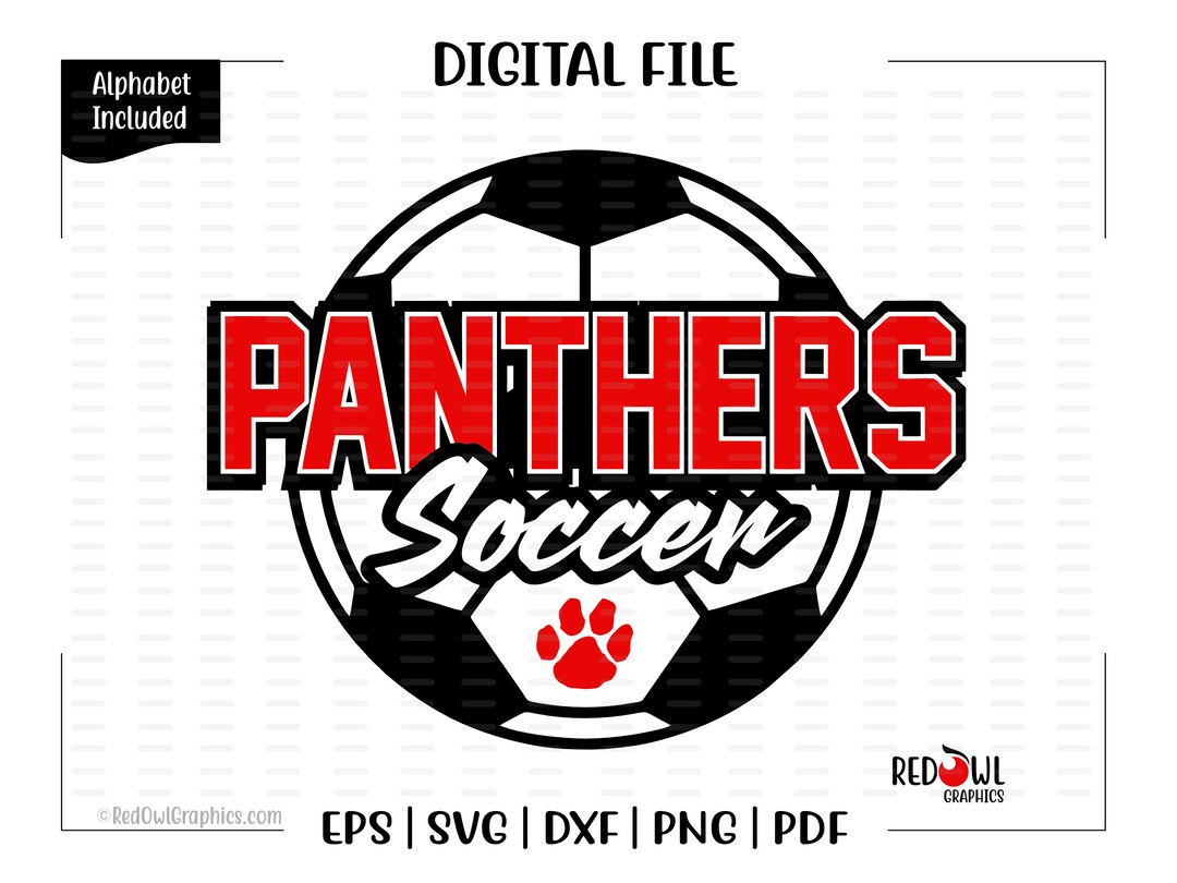 Soccer Svg, Panther Soccer Svg, Panther, Panthers, Soccer, Svg, Dxf