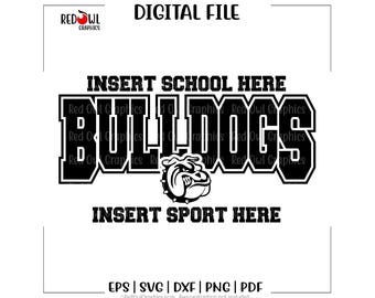 Bulldog svg, Bulldogs svg, Bulldog, Bulldogs, svg, dxf, eps, png, pdf, sublimation, cut file, htv, clipart, design, digital, download, image