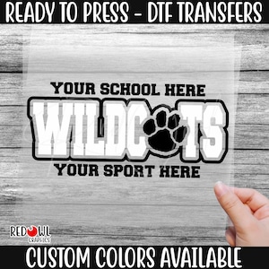 Ready To Press, Wildcat, Wildcat DTF, Custom DTF Transfer, Heat Transfer,DTF, Wildcat Transfer, Direct To Film