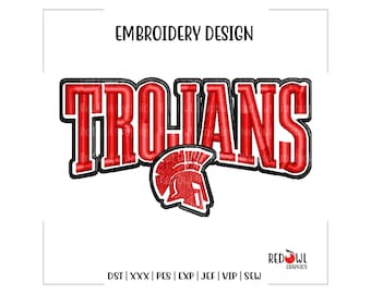 Trojan, Trojans, Embroidery Design, Mascot, Team, School, Trojan Embroidery, Embroidery, Machine, Design, dst, xxx, pes, exp, jef, vip, sew