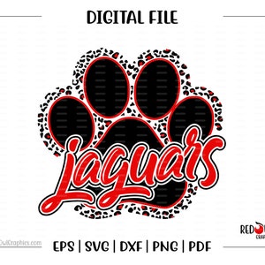 Jaguar svg, Jaguars svg, Paw svg, Jaguar, Jaguars, Paw, svg, dxf, eps, png, pdf, sublimation, cut file, htv, clipart, design, cutter