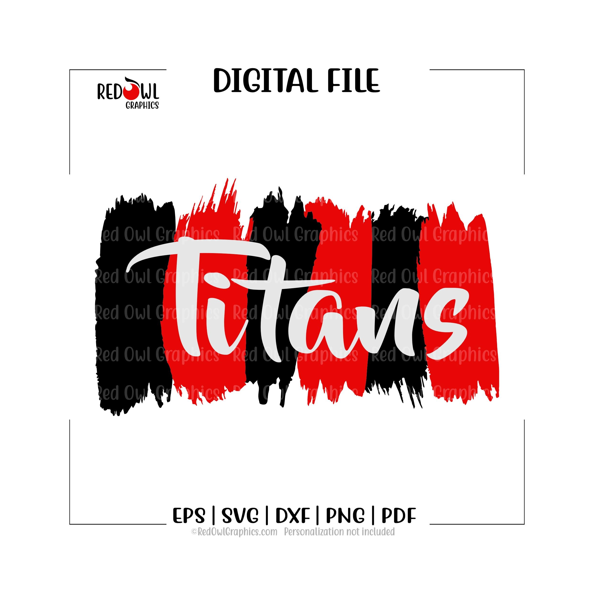 Titan Vector Design Titan Svg, Titan, Titans Svg, Titans, Design, Brush, Stroke, Svg, Dxf ...